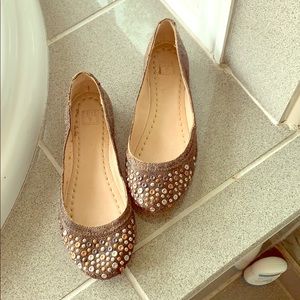 Frye- Size 6 women’s Carson Studded ballet